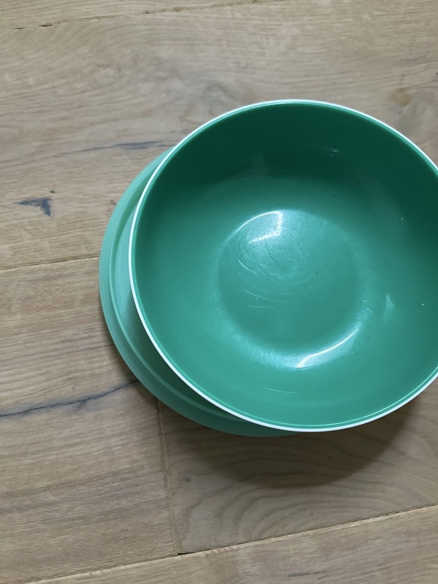 Ciotole: Tupperware Schüssel, Grün mit Deckel – Usato da Herzogenbuchsee venduto da GyK87