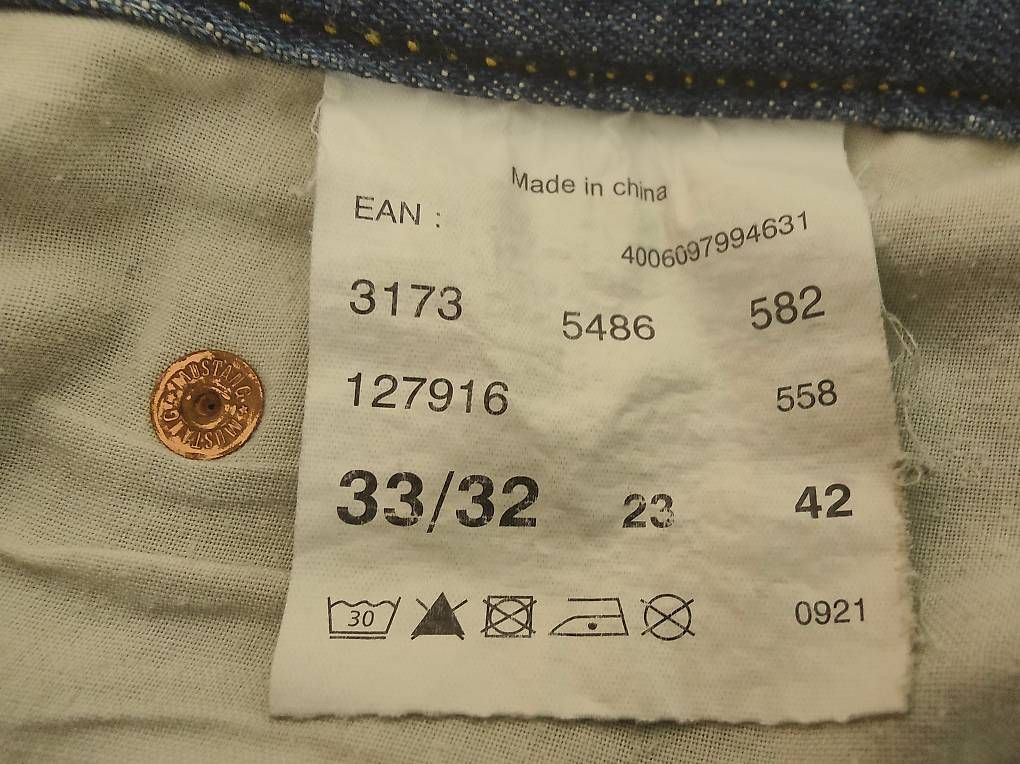 Jeans: Original Mustang Blue Jeans Denim Grösse 33 / 32 – Usato da Wetzikon ZH venduto da Matrixx7 3