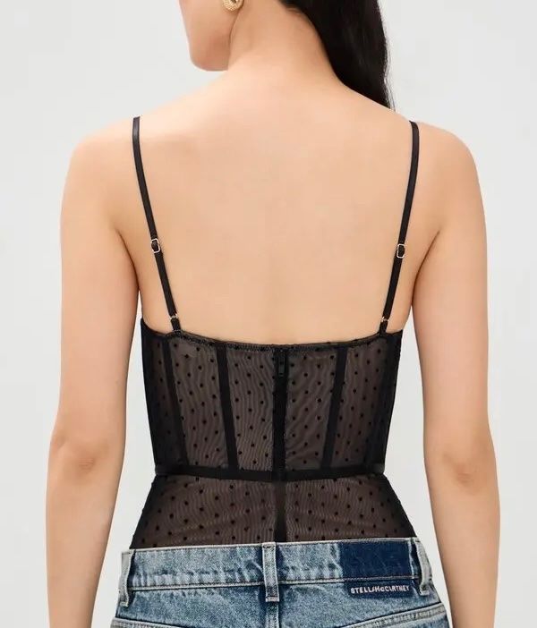 Top: Schwarzes Bustier aus Mesh - S 75A – Nuovo (secondo la descrizione) da Agra venduto da Milena_L 2