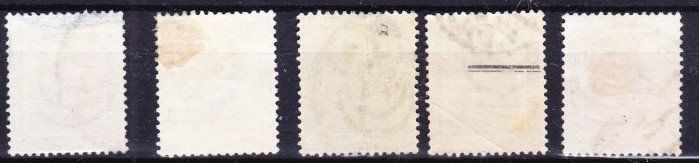 Tutti i francobolli: Série 5 timbres - Égypte - 1921 - Obl. – Usato da Blonay venduto da Leglaude_01 1