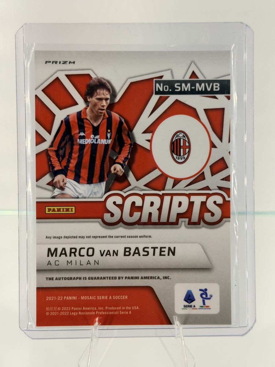 Panini Carte collezionabili: Marco van Basten Auto Panini Mosaic Scripts AC Milan – Nuovo (secondo la descrizione) da Ueberstorf venduto da dan_mms9 1