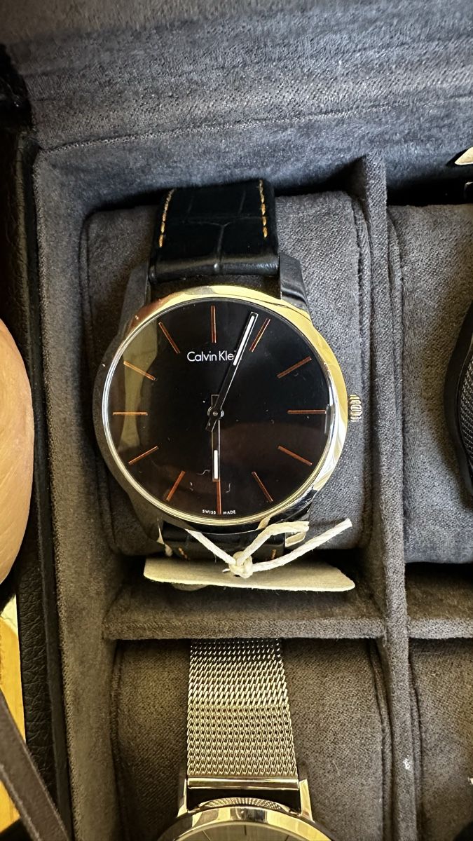 Calvin Klein Uhren: Montre Calvin Klein, cuir noir – Gebraucht aus Villars-sur-Glâne von mer_wgr8 1