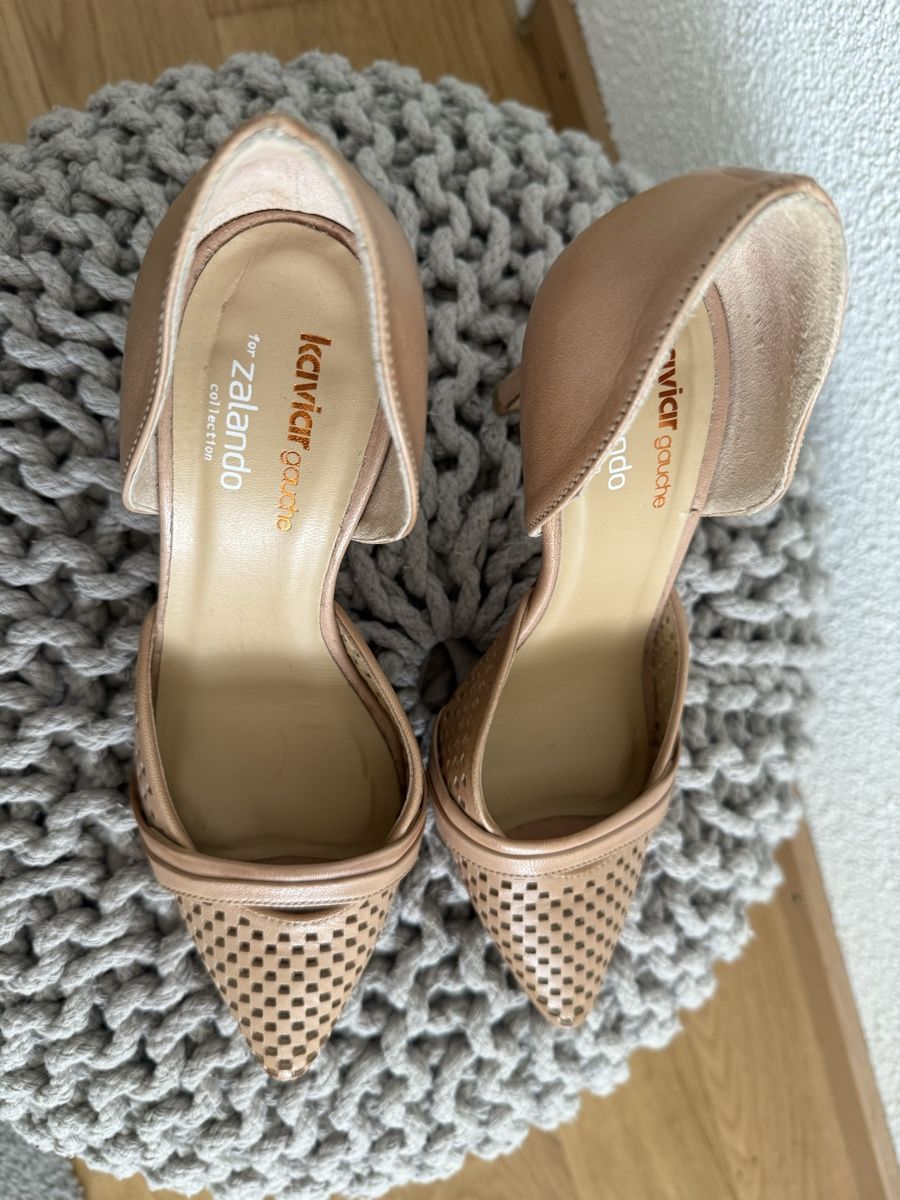 Scarpe da donna: Geflochtene Lederpumps von kaviar gauche – Usato da Hedingen venduto da julesli 1
