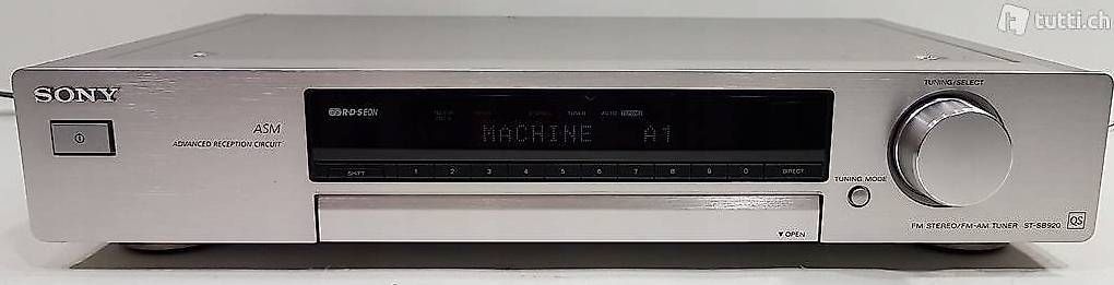 Sony Radio: High-End-Tuner Sony ST-SB 920 QS mit RDS – Usato da Boswil venduto da peterluzern