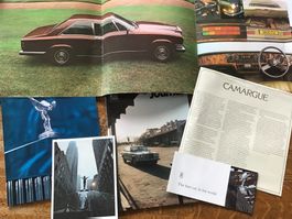 Vintage prospectus magazines originaux Rolls Royce