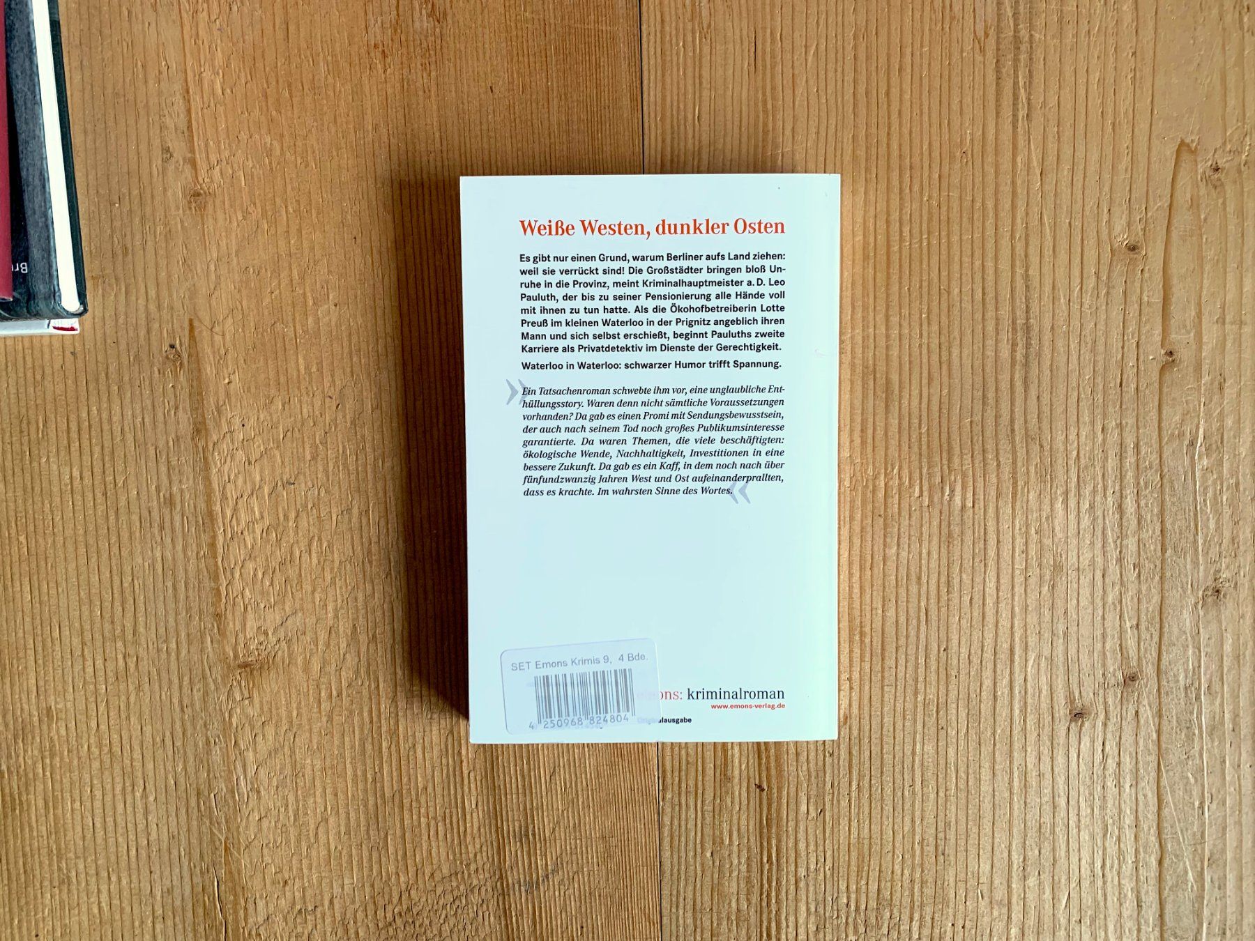 Livres: Märkisches Blut – Tom Wolf – Neuf (Voir description) à Giswil par tschitschikow 1