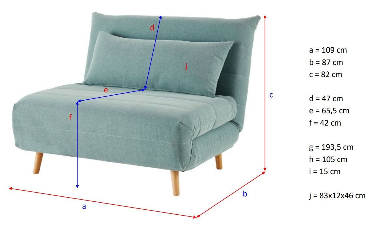 Maisons du monde Divani: Schlafsofa Aquamarin von Maisons du Monde – Usato da Thun venduto da Carine 3