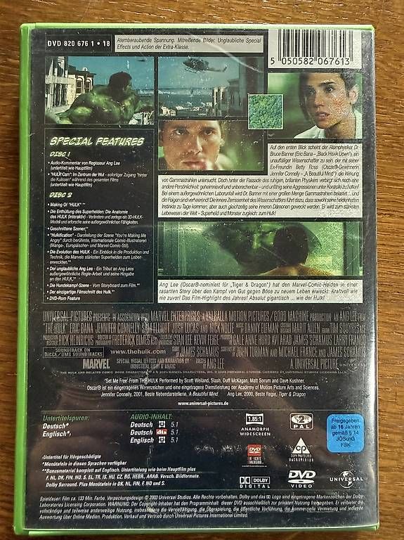 Tutti i DVDs: Film "Hulk" – Usato da Mirchel venduto da jlmrcdsrsn 1