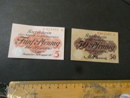Dt. Reich, Schleusingen - Notgeld (mit Mängel)