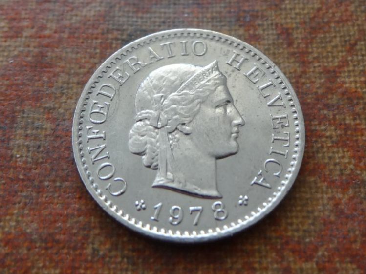 Tutti le monete: 5 Rp. 1978 – Usato da Romanel-sur-Lausanne venduto da Swift13