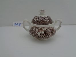 1 Zuckerdose – Royal Tudor Ware England