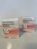 2 Pack Büroklammern/ Büro-Klammern, 1000 Stk, Neu, Top!