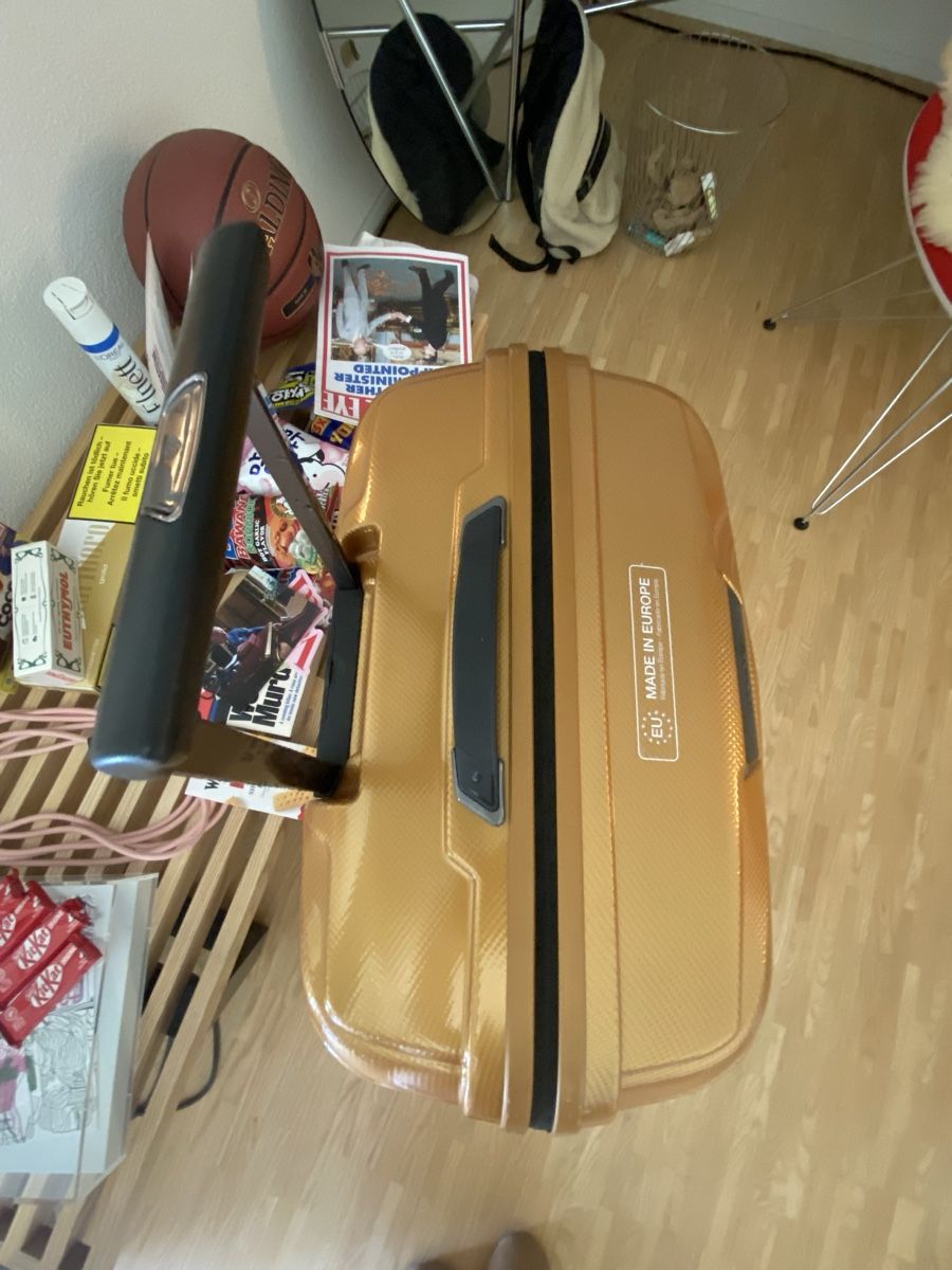 Samsonite Valigie: Samsonite Koffer Proxis 75 cm, 98 Liter,  Farbe gold. – Nuovo (secondo la descrizione) da St. Gallen venduto da Brokka 4