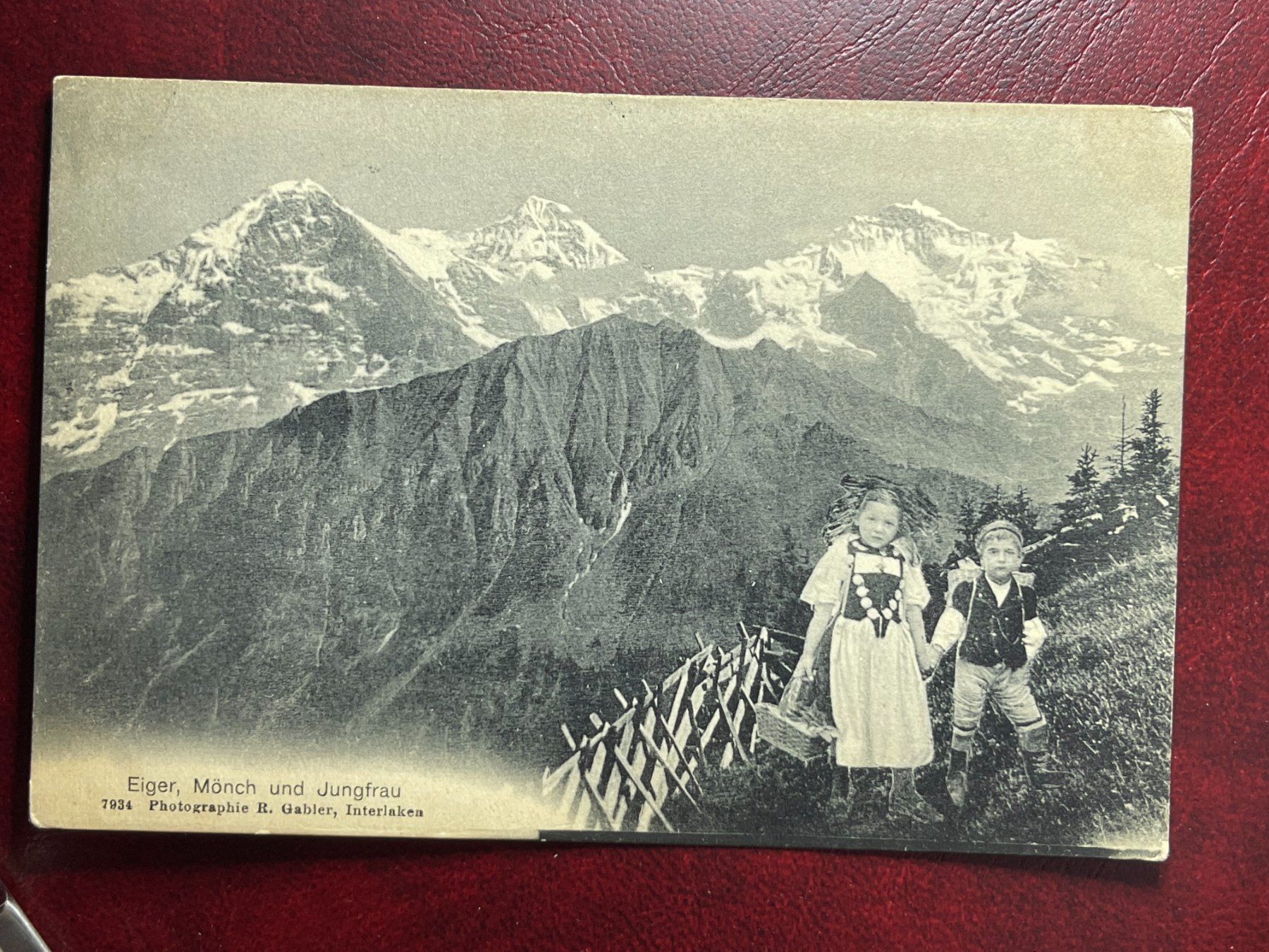 Cartoline postali: Eiger, Mönch und Jungfrau - 1908 – Usato da Steg VS venduto da danwer74