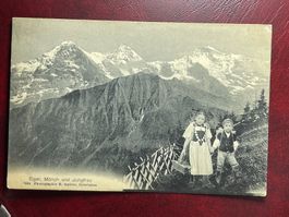 Eiger, Mönch und Jungfrau - 1908