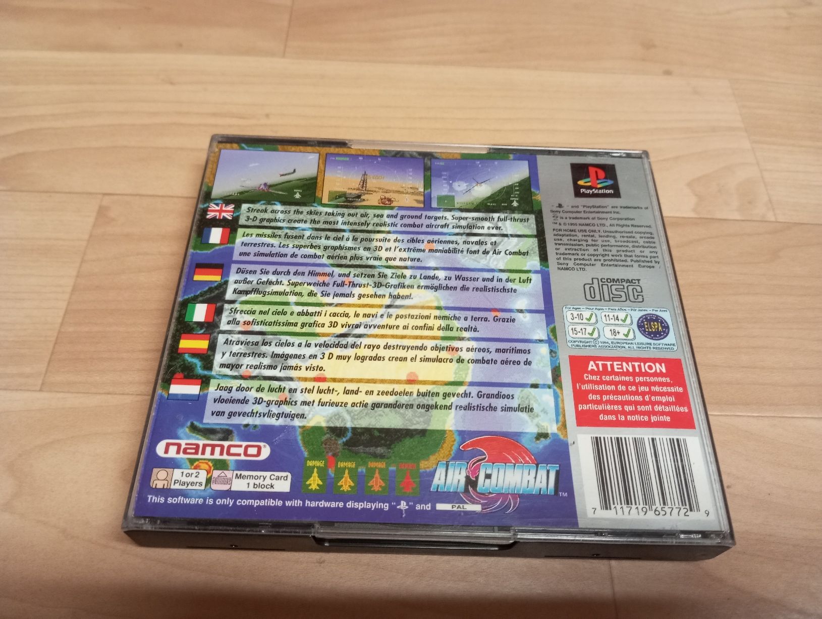 Sony Giochi: Air combat PlayStation 1  – Usato da Cottens FR venduto da magnius01 2