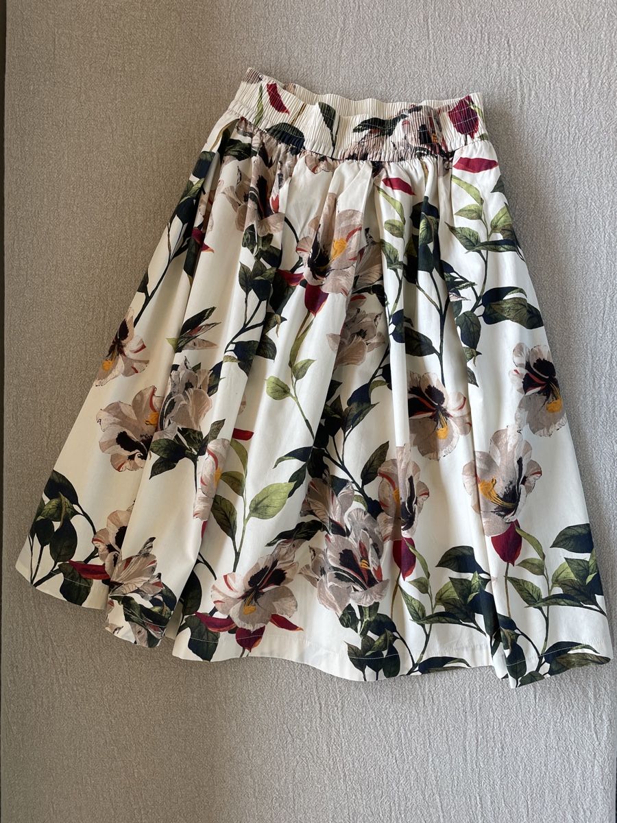 Zara Gonne: Blumen-Rock Baumwolle Zara XS – Usato da Zürich venduto da ehupp 1