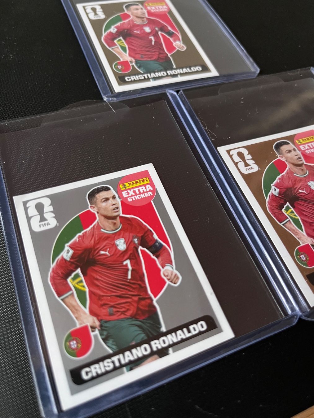 Panini Carte collezionabili: Messi + Ronaldo Bronze / Silver / Gold Panini Extra Sticker – Nuovo (secondo la descrizione) da Villeret venduto da Ma_To 4