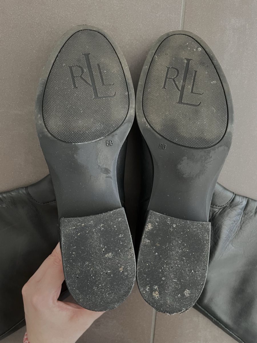 Ralph Lauren Scarpe da donna: kniehohe Ralph Lauren Lederstiefel – Usato da Hirzel venduto da jan_vqt5 8