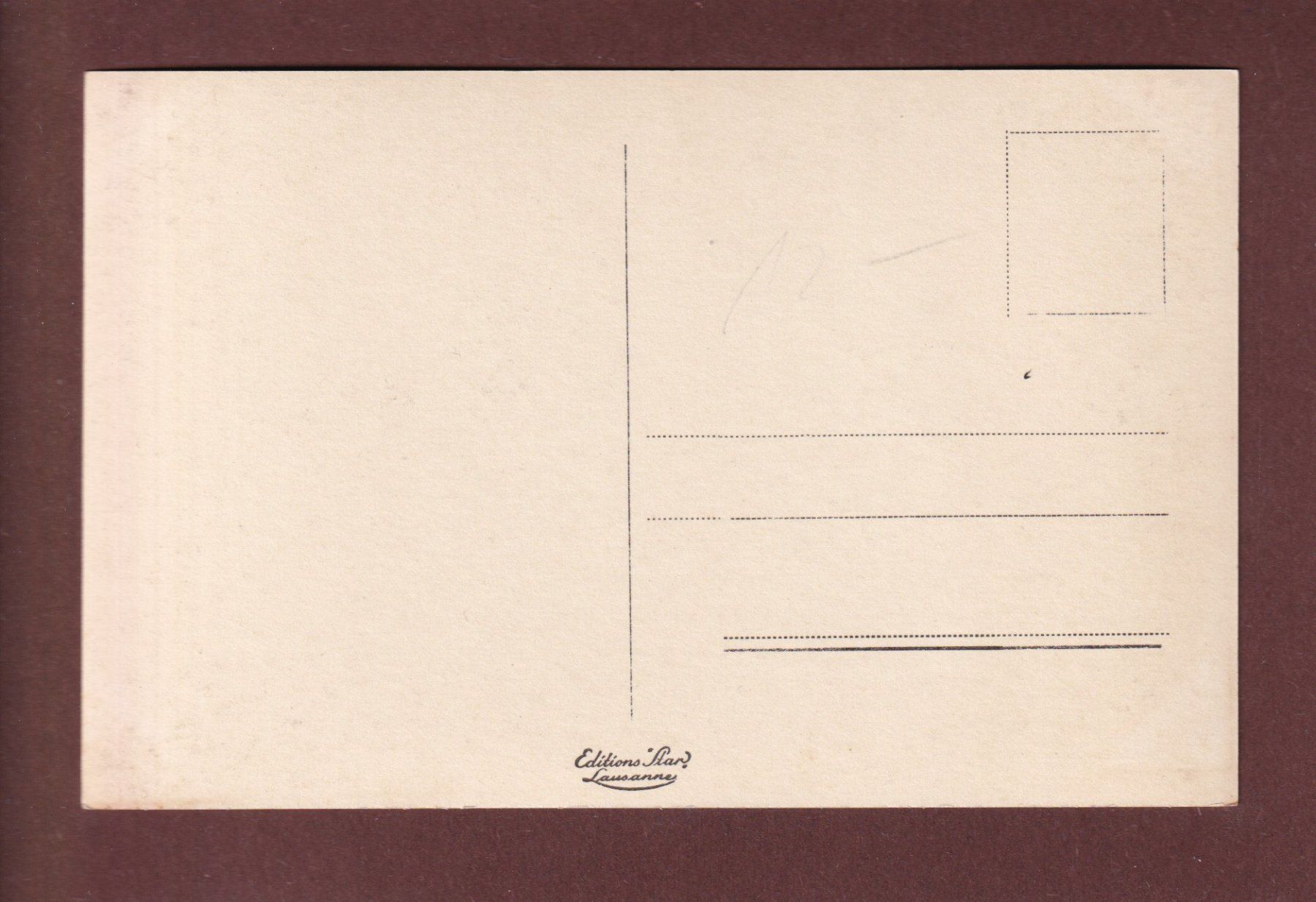 Cartoline postali: LAUSANNE - Ouchy - Château – Usato da Pully venduto da nicecards 1