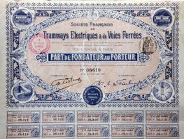 Tramways Eléctriques & Voies Ferrées, Paris - 1899