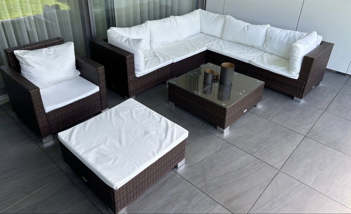 Vidaxl Sofas: 8-tlg. Garten-Lounge-Set – Neu (gemäss Beschreibung) aus vaduz von Ce_la02 1