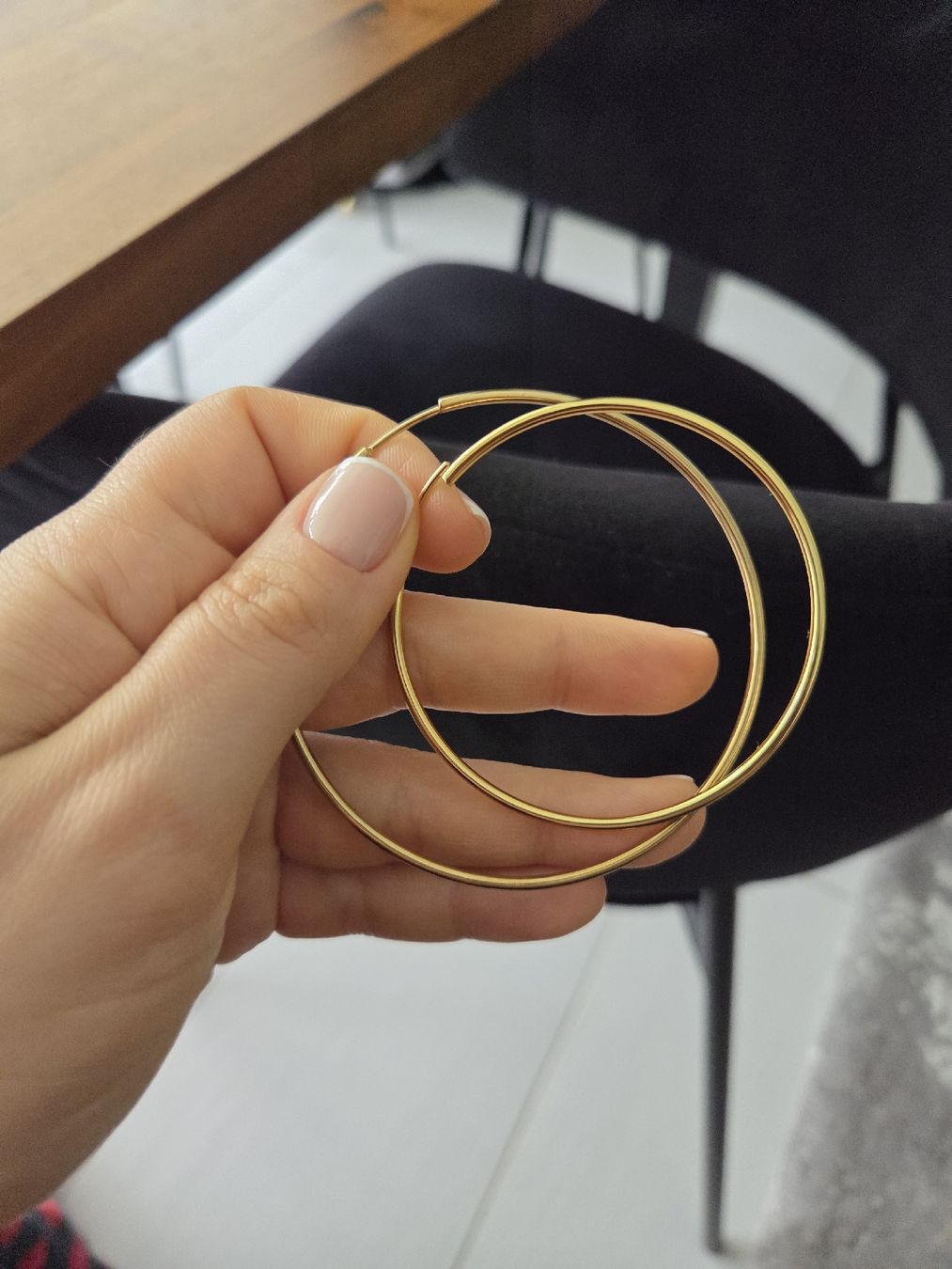 Orecchini pendenti & Orecchini a lobo: Stahlohrringe 60mm und 70mm – Nuovo (secondo la descrizione) da Bülach venduto da Recherchieren 2