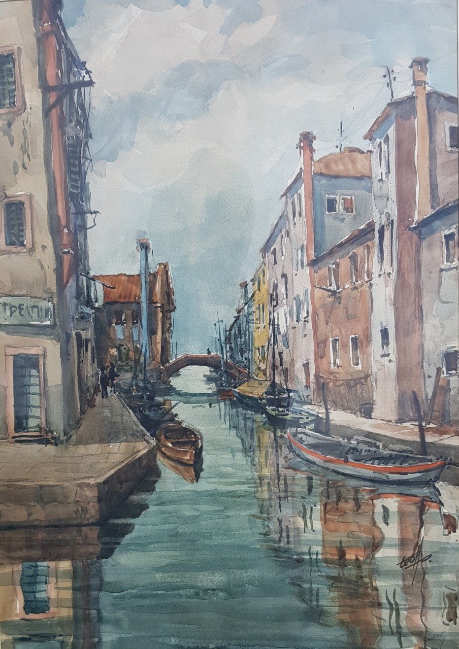 Dipinti: Venedig - Canale Burano - Theo Horat – Usato da Horw venduto da Kunstreich7