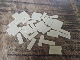 lego 63864 lot de 40 pièces Tan Tile 1 x 3