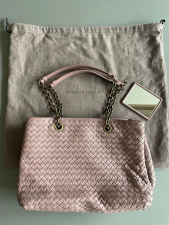 Bottega Veneta Tasche, puderrosa Nappa Leder, wie neu!