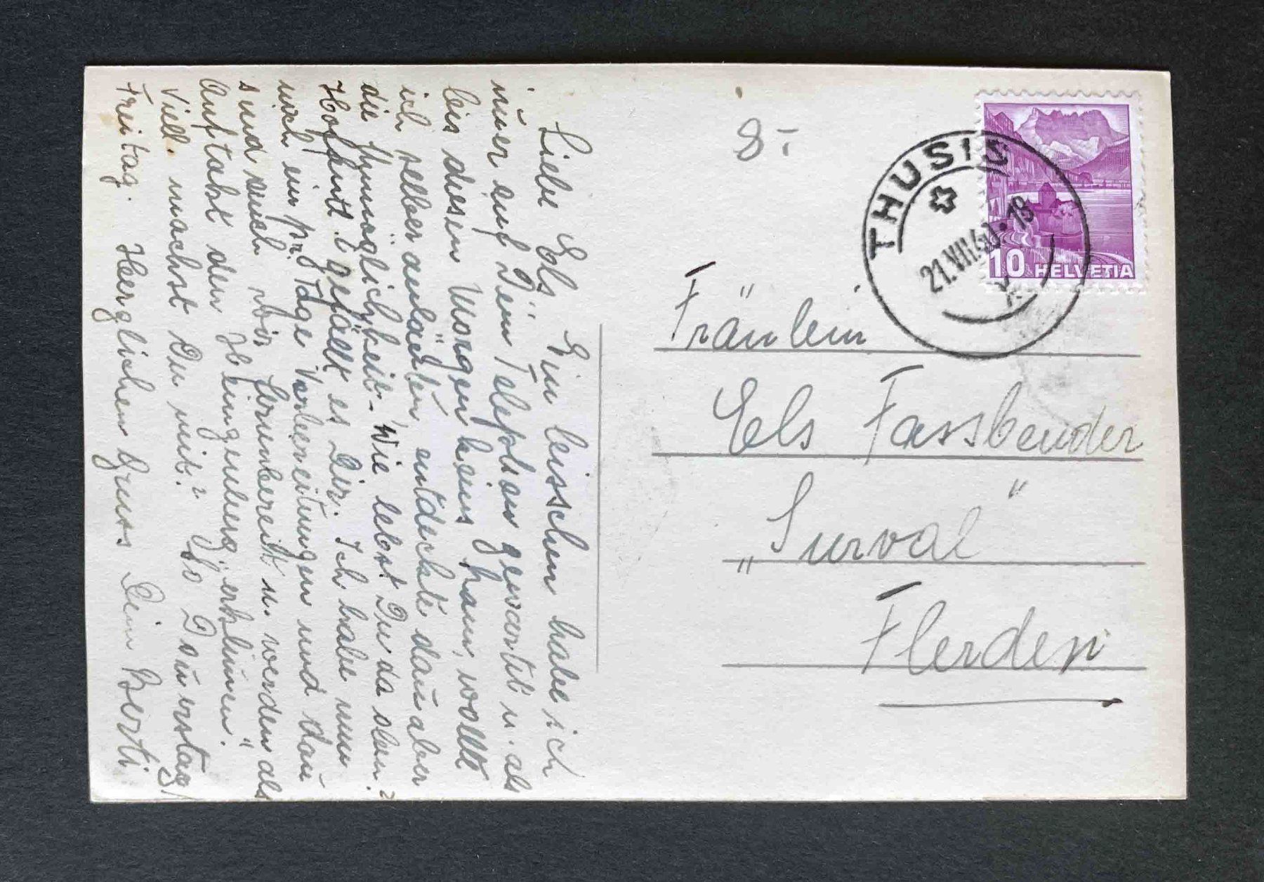 Cartoline postali: AK Landschaft mit Wolken – Usato da Goldau venduto da artelier1 1