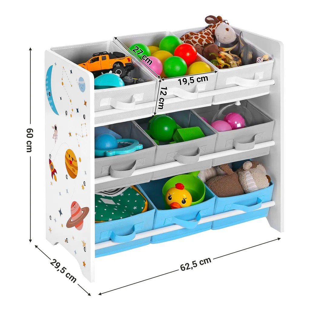 Scaffali: Spielzeugablage mit 9 Boxen – Nuovo e nell'imballaggio originale da Winterthur venduto da aredo