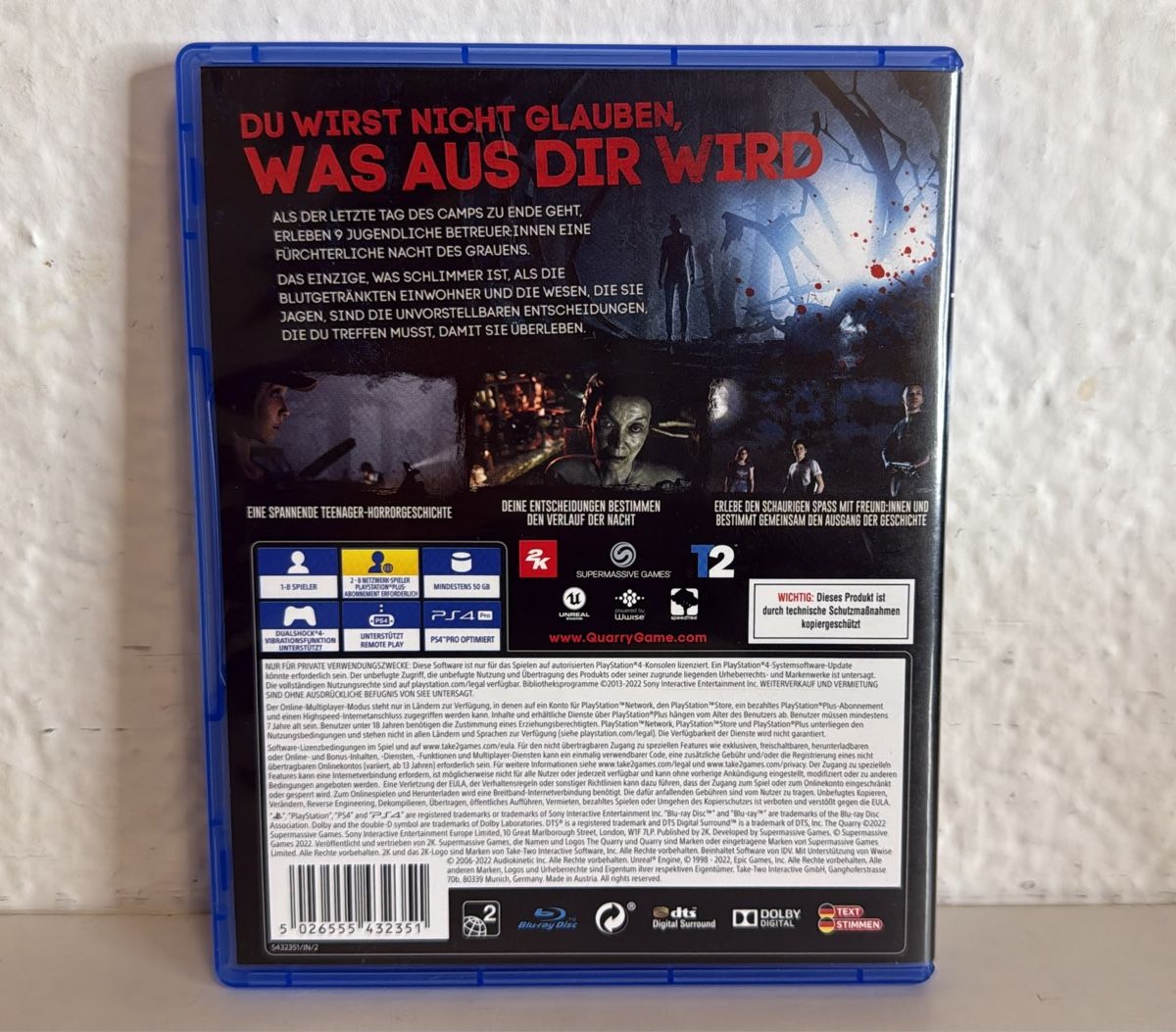 Sony Spiele: PS4/PS5 Game -  The Quarry – Gebraucht aus Ehrendingen von bubulence 1