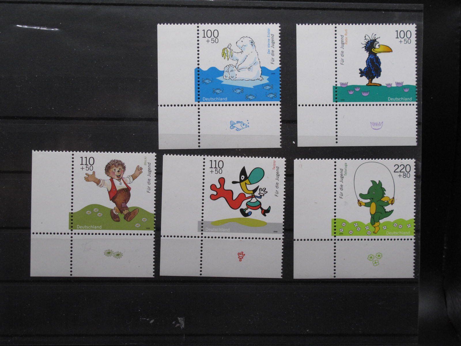 Tutti i francobolli: BRD 1999 Trickfilmfiguren II ** – Usato da Wil SG venduto da fva01