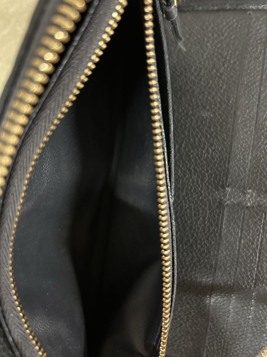 Louis Vuitton Portamonete: Louis Vuitton Geldbörse, blau – Usato da Unterägeri venduto da Emmilou 4