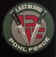Patch Pohl Force Messer PVC mit Klett
