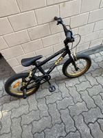 BMX Freestyle Mini schwarz gold 16 Zoll 