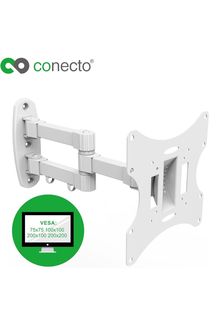 Supporti a parete: Wandhalterung weiss TV/Bildschirm Conecto – Nuovo e nell'imballaggio originale da Jona venduto da CPeti