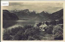 Betlis bei Weesen mit den Glarner-Alpen