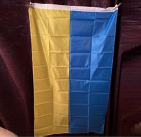 3x Flagge Ukrainisch - Drapeau Ukraine