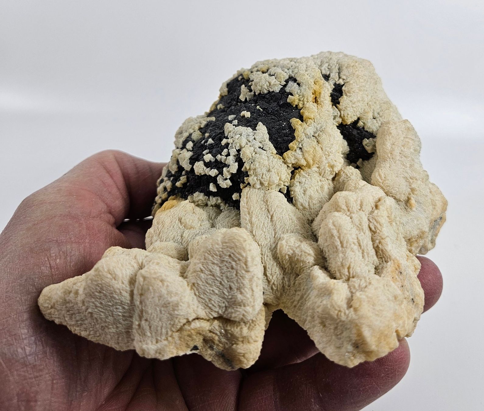 Mineralien & Heilsteine: Sphalerit und Calcit. Fundort: Trepca, Kosovo – Gebraucht aus Uzwil von Chobel1 2