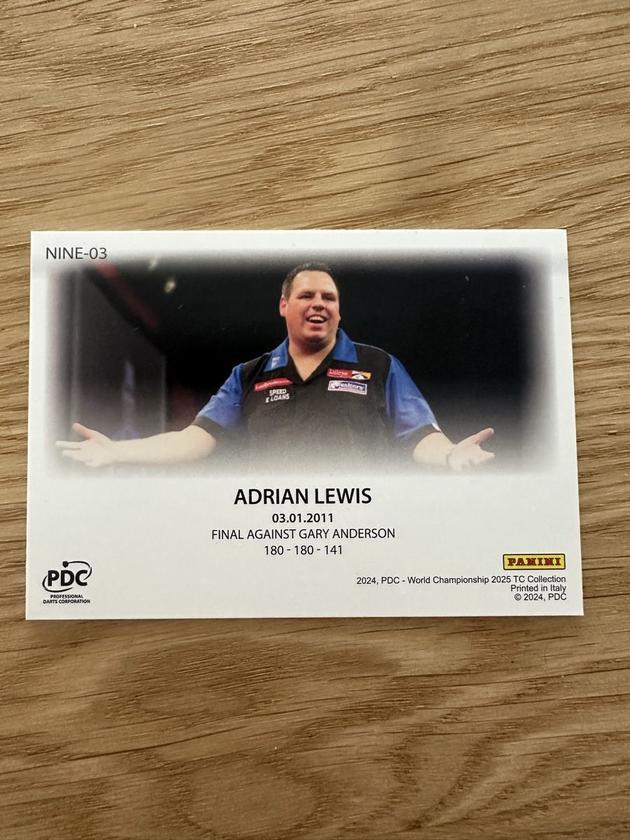 Topps Carte collezionabili: Adrian Lewis - Sammelkarte PDC – Nuovo (secondo la descrizione) da Sempach venduto da soj_rk95 1