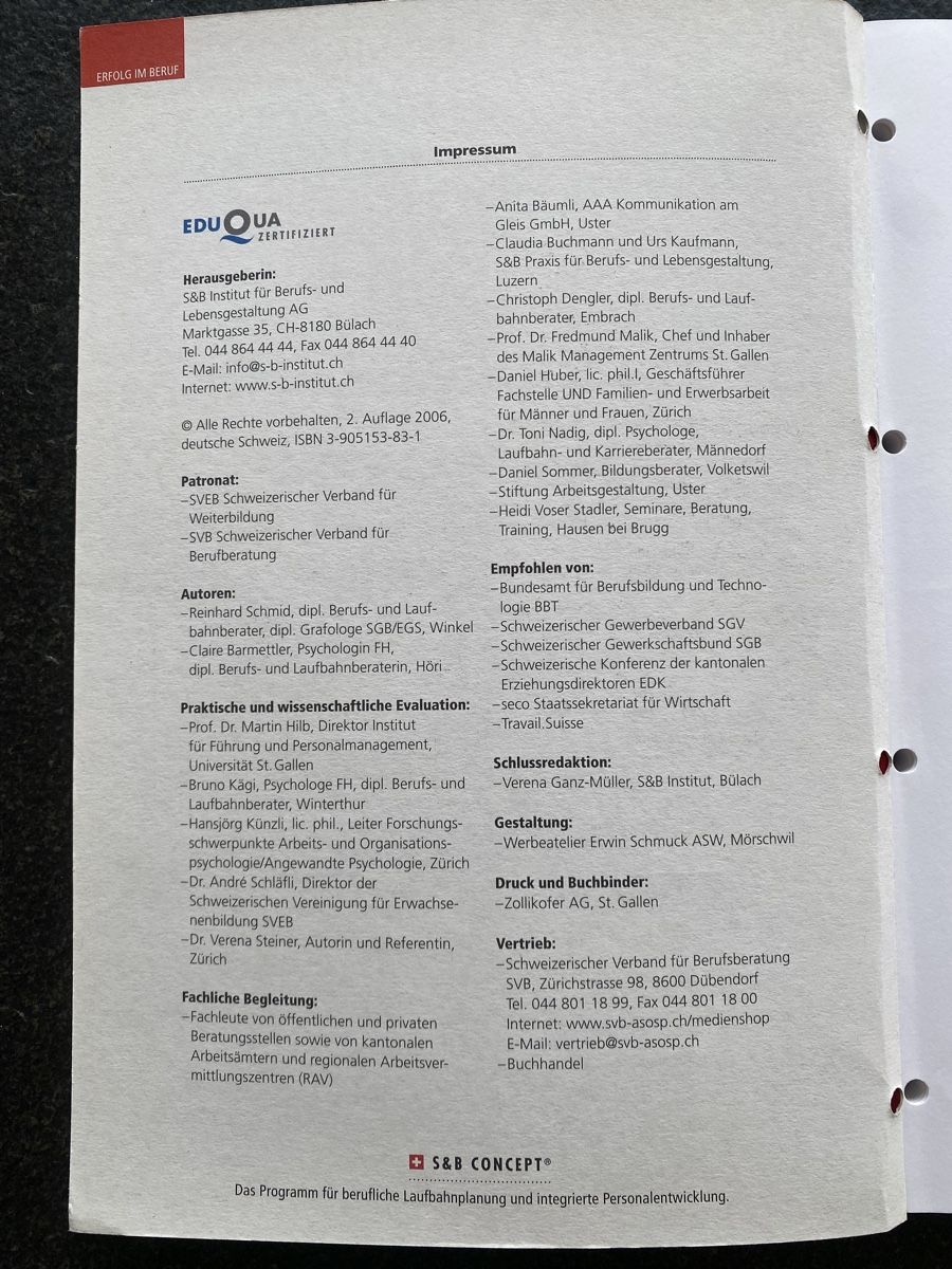 Libri: Erfolg im Beruf – Usato da Wädenswil venduto da JJ15 1