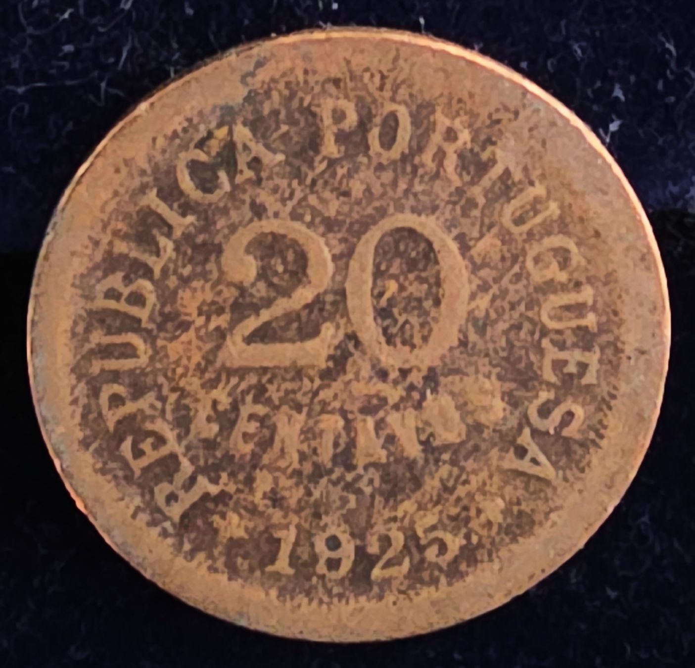 Toutes les monnaies: PORTUGAL 20 CENTAVOS 1925 – D'occasion à winterthur par CoinPassion 1