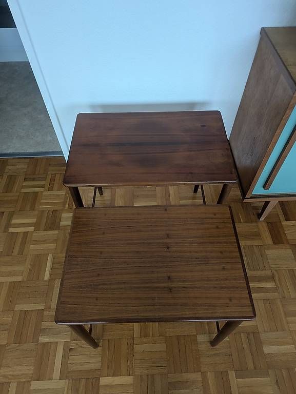 Tavoli: Mid Century Nesting Tables Beistelltische – Usato da Basel venduto da jacques8892 1
