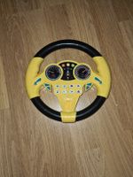 Gelbes Spielzeuglenkrad für kleine Rennfahrer ab 3 Jahren