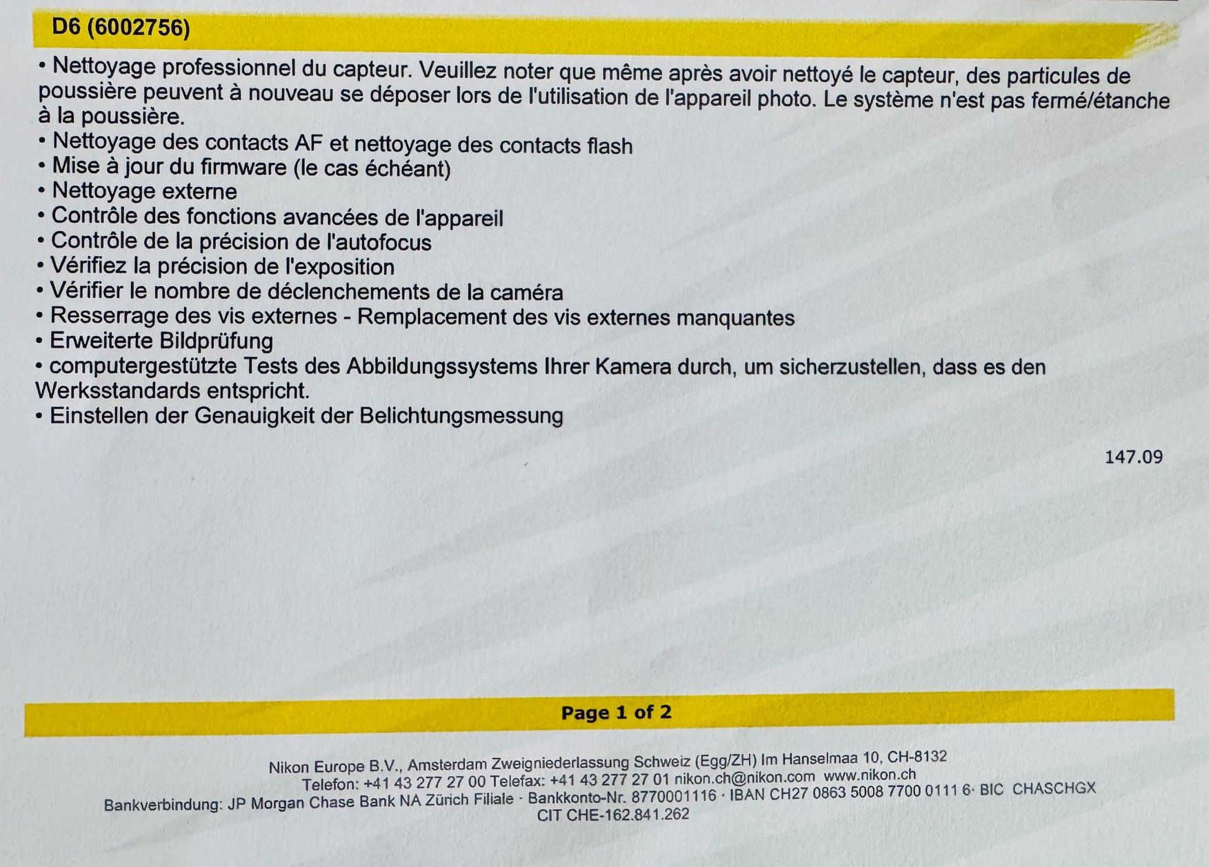 Nikon Appareil photo: Nikon D6 Pro, fabrikneu mit mi Wireless LAB-Adapter WT-6 – Neuf avec emballage d'origine à Mézières VD par Potentiel 5