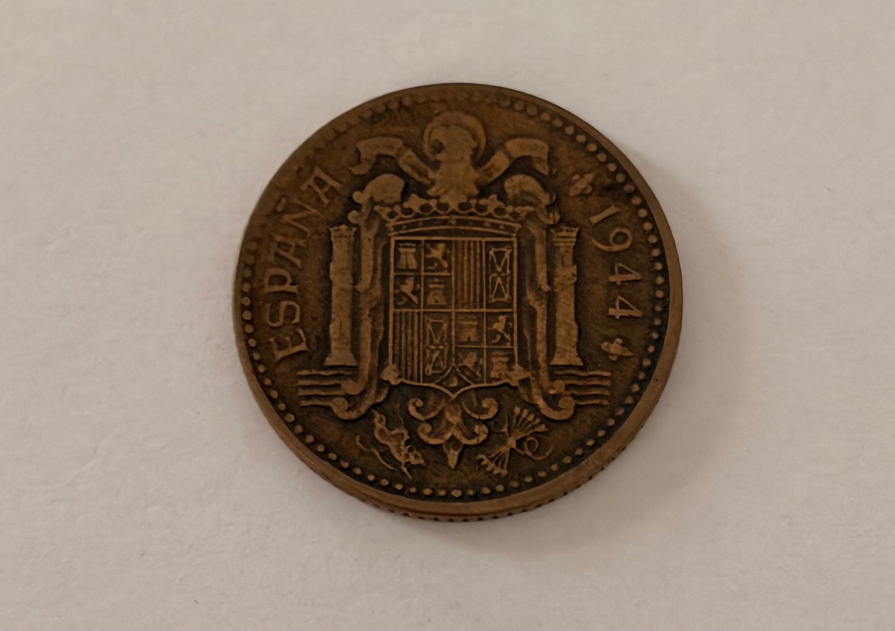 Tutti le monete: Spanien 1 Peseta 1944 – Usato da Adliswil venduto da 0ml4t 1