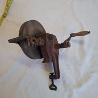 Antiker Schleifstein, Durchmesser 15cm, Vintage Zustand