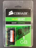 Corsair ValueSelect 1GB DDR1 333MHz Memory RAM Laptop